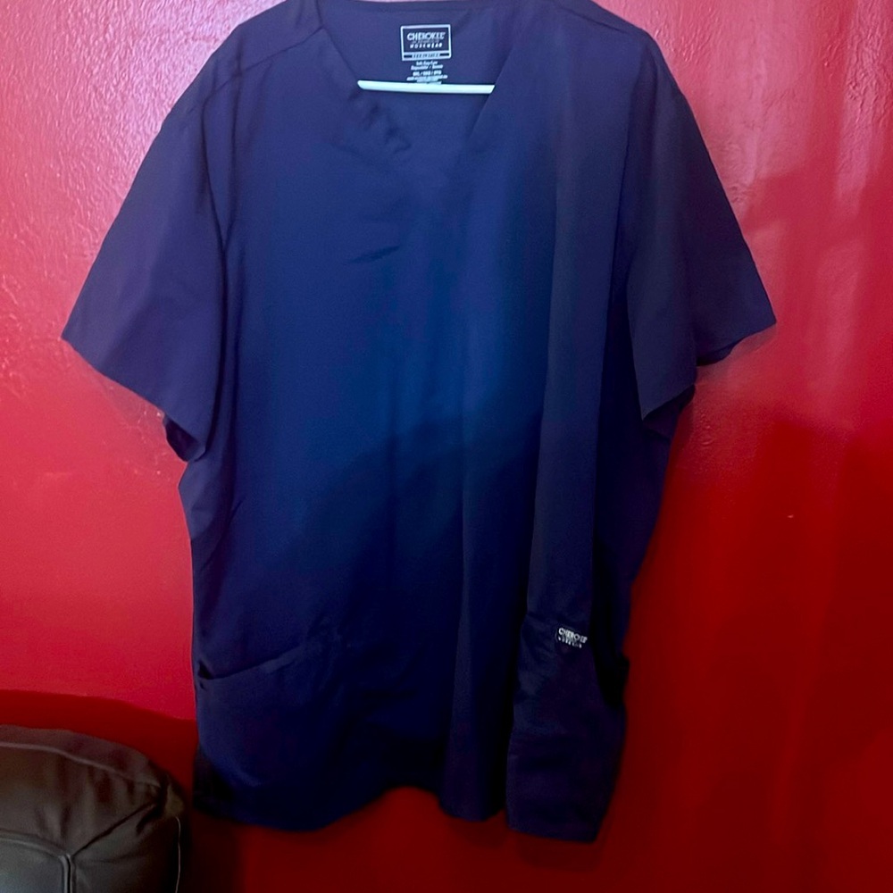 5x Cherokee revolution navy scrub top